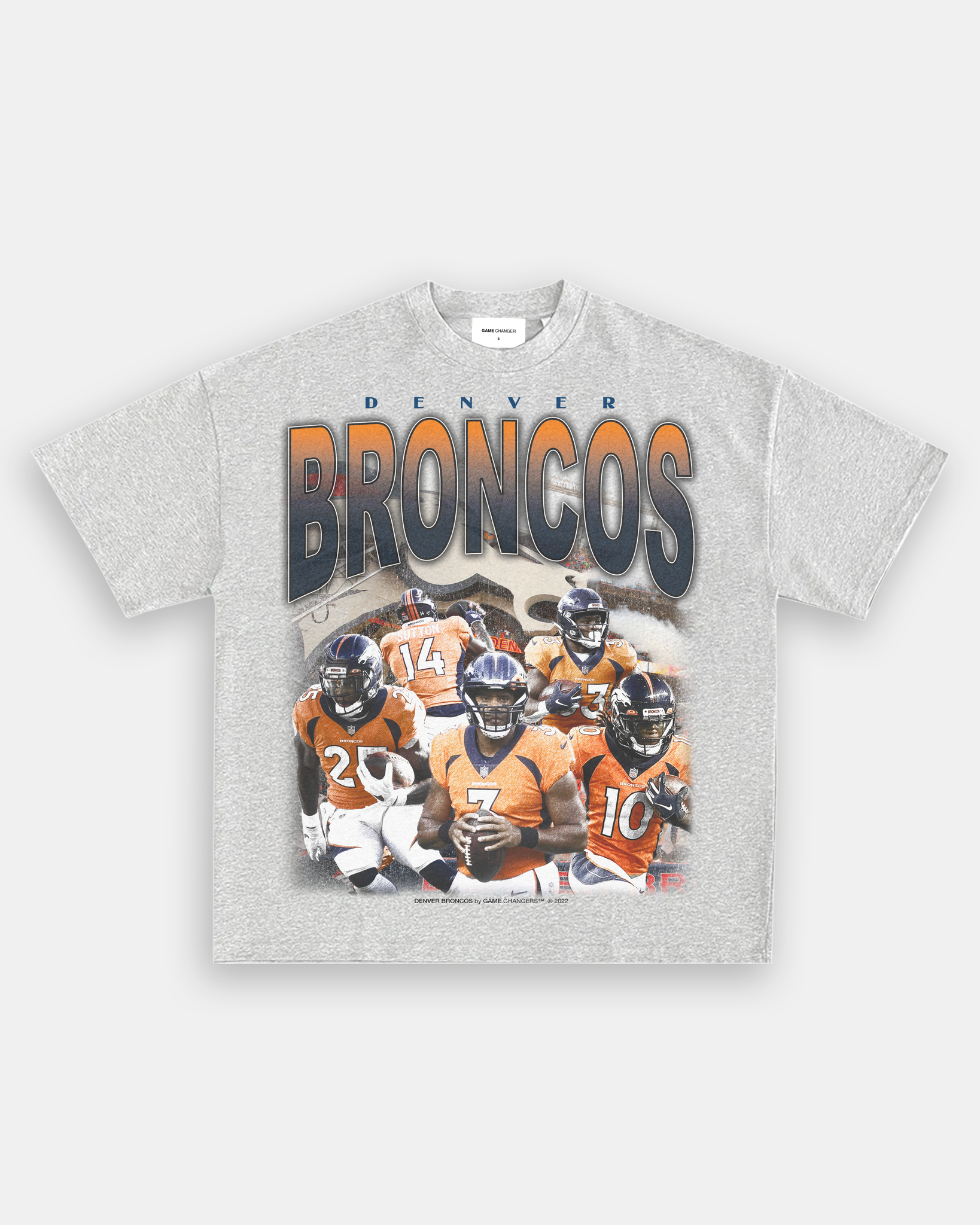 2022 DENVER BRONCOS VINTAGE TEE