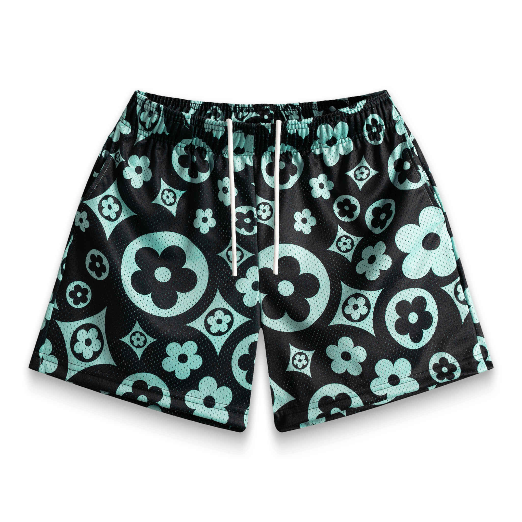 Menthol Flower Shorts