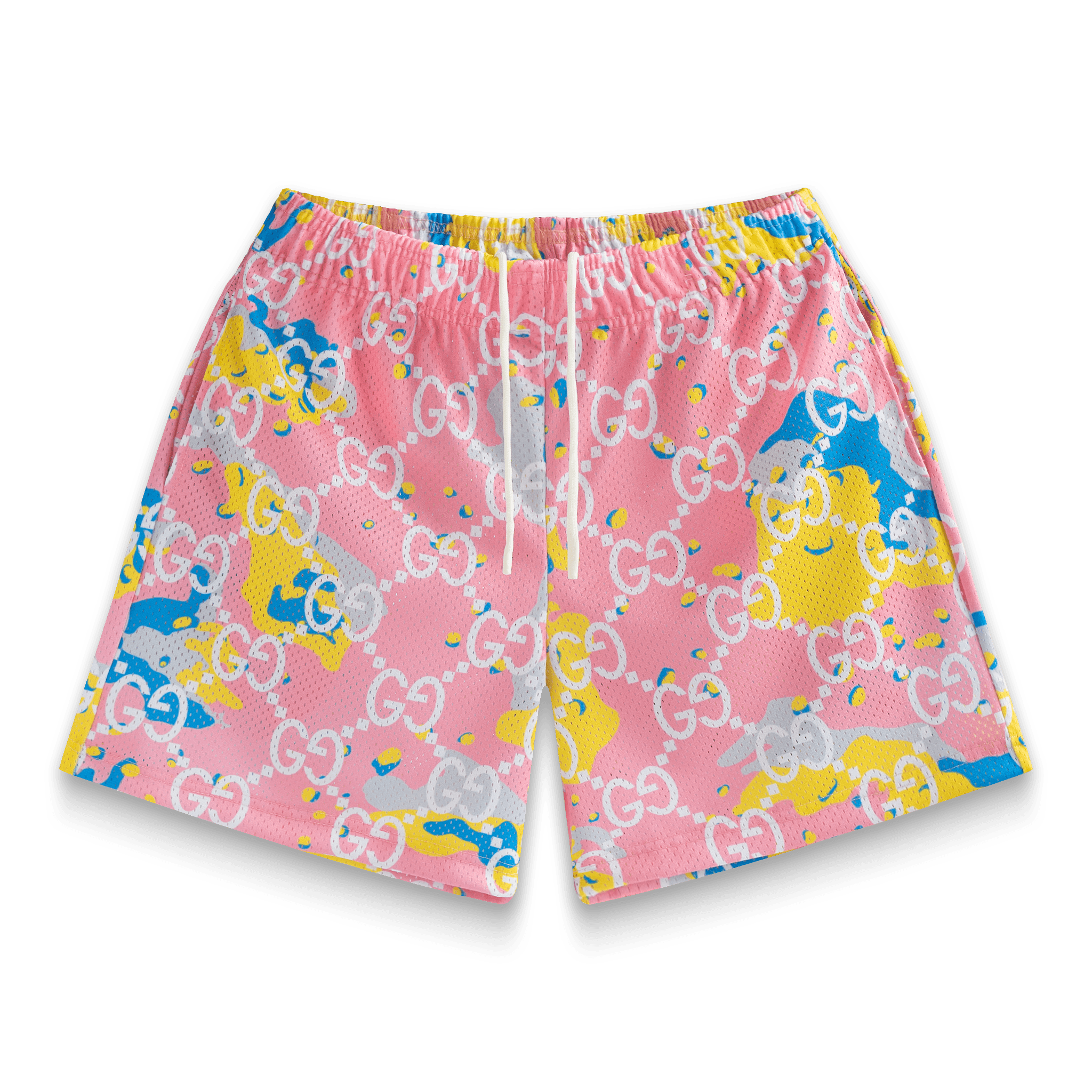 Pink Cotton Candy Camo Shorts